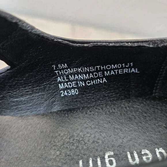 Madden Girl Black Chunky Heel Mary Janes - Picture 8 of 12